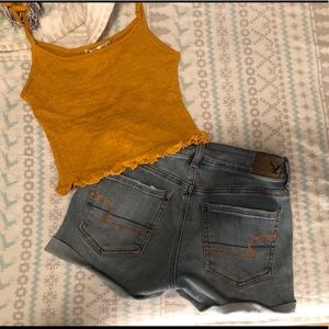 American eagle Midi Shorts Size 4